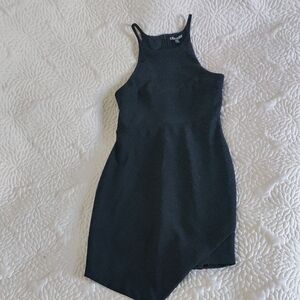 🆕 Express Asymmetrical Black Dress Women's 6